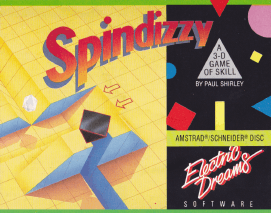 Spindizzy box art for Amstrad CPC